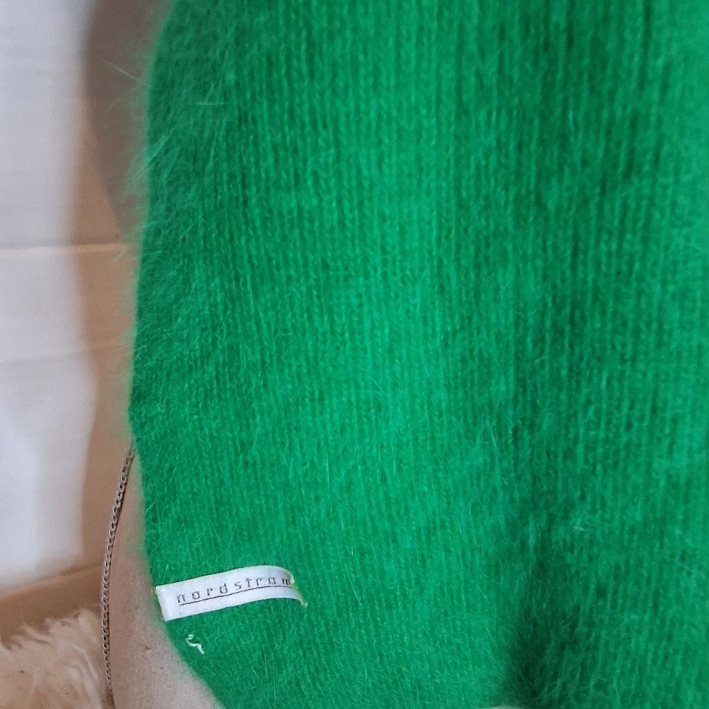 Nordstrom Green Angora Scarf